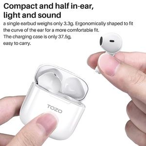 Wireless earbuds Bluetooth headsets - white
